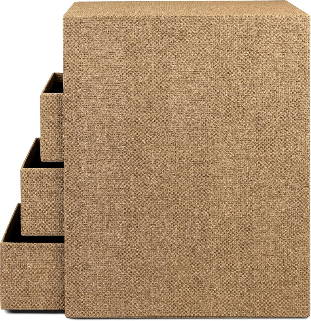 Rössler 1524452604 - S.O.H.O. 4er Schubladenbox für DIN A5, mit Griffloch, Special Line Hazelnut, 25