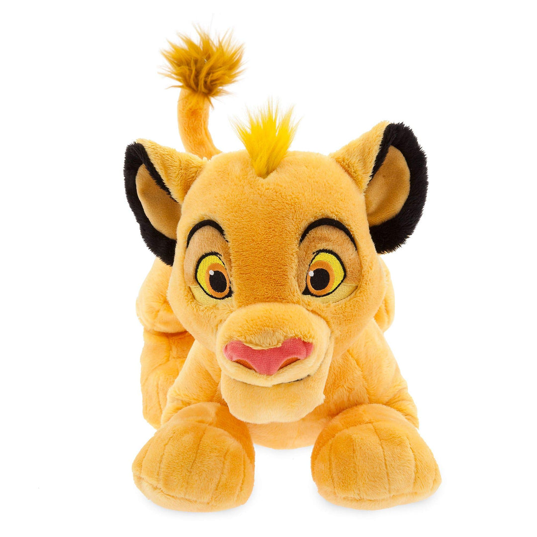 Disney Store Stofftier Simba, König der Löwen, 41 cm / 16", aus weichem Plüschmaterial mit Stickerei