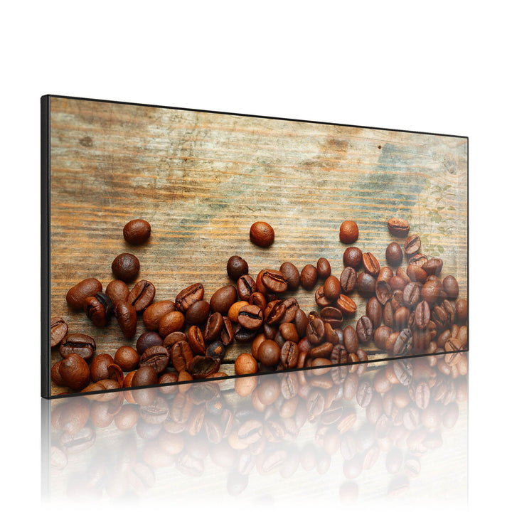 banjado Magnettafel schwarz 78 x 37cm / Magnetwand Metall/Magnetpinnwand als Memoboard/Pinnwand Magn