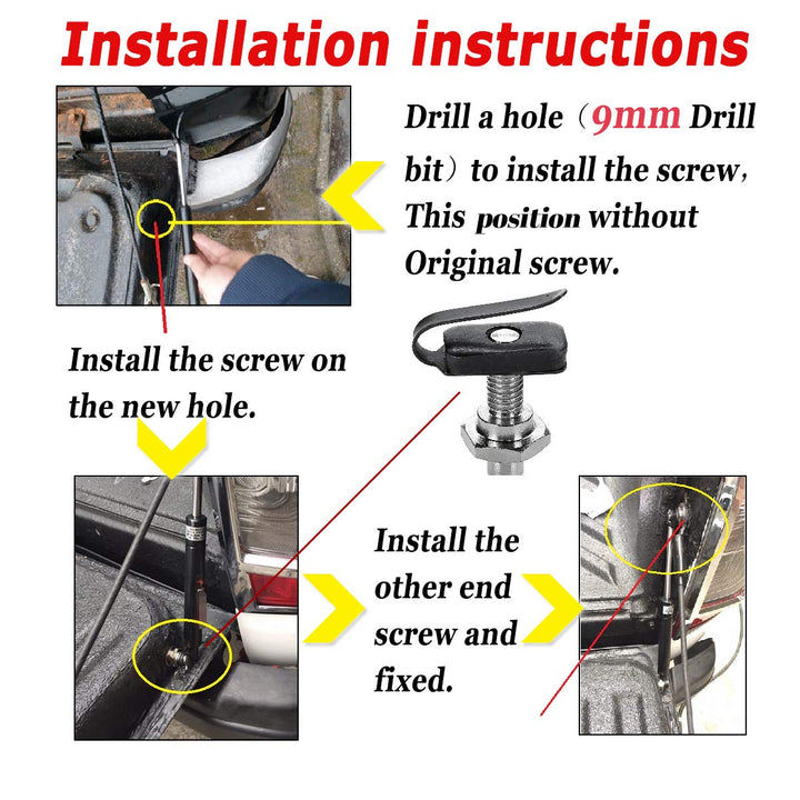 JINGLINGKJ Kofferraumstreben für Navara D40 Heckklappe EZ Down 2005–2014, hintere Kofferraum-Gasdämp