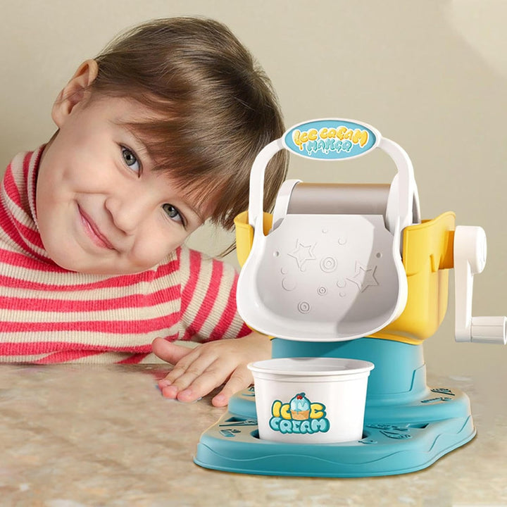 Ice Cream Maker Machine | Soft Serve Ice Cream Machine | Manual Ice Cream Machine | Kid's Fruit Smoo