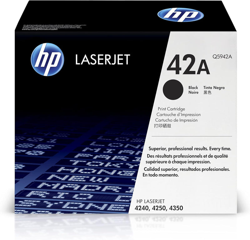 HP 42A Schwarz Original LaserJet Tonerkartusche