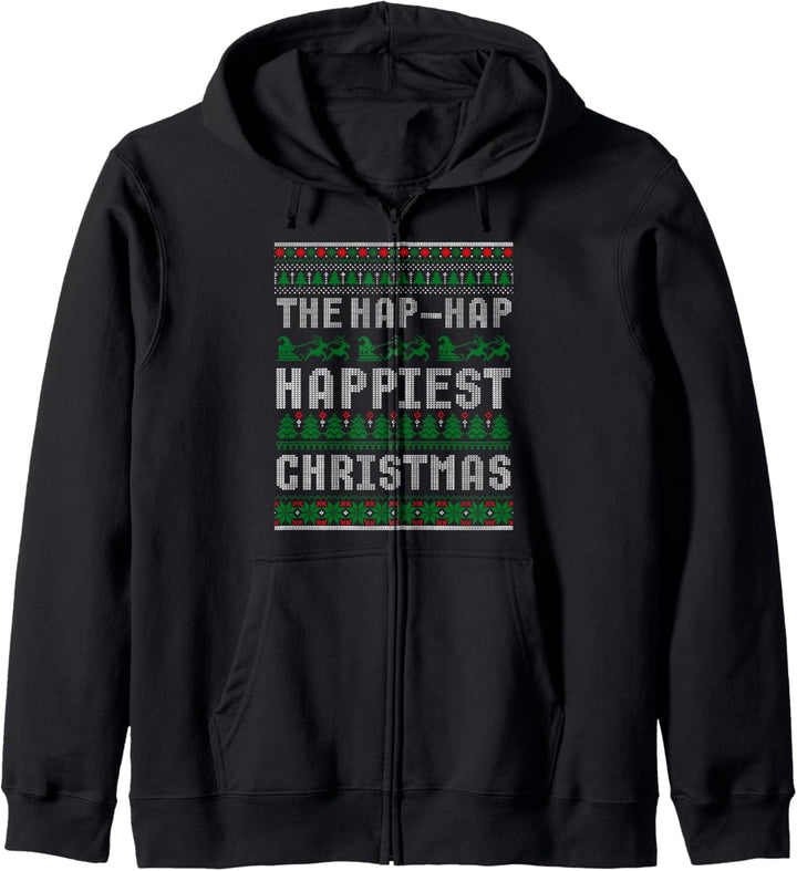 We're Gonna Have Hap-Hap Happiest Christmas Ugly Sweater Kapuzenjacke