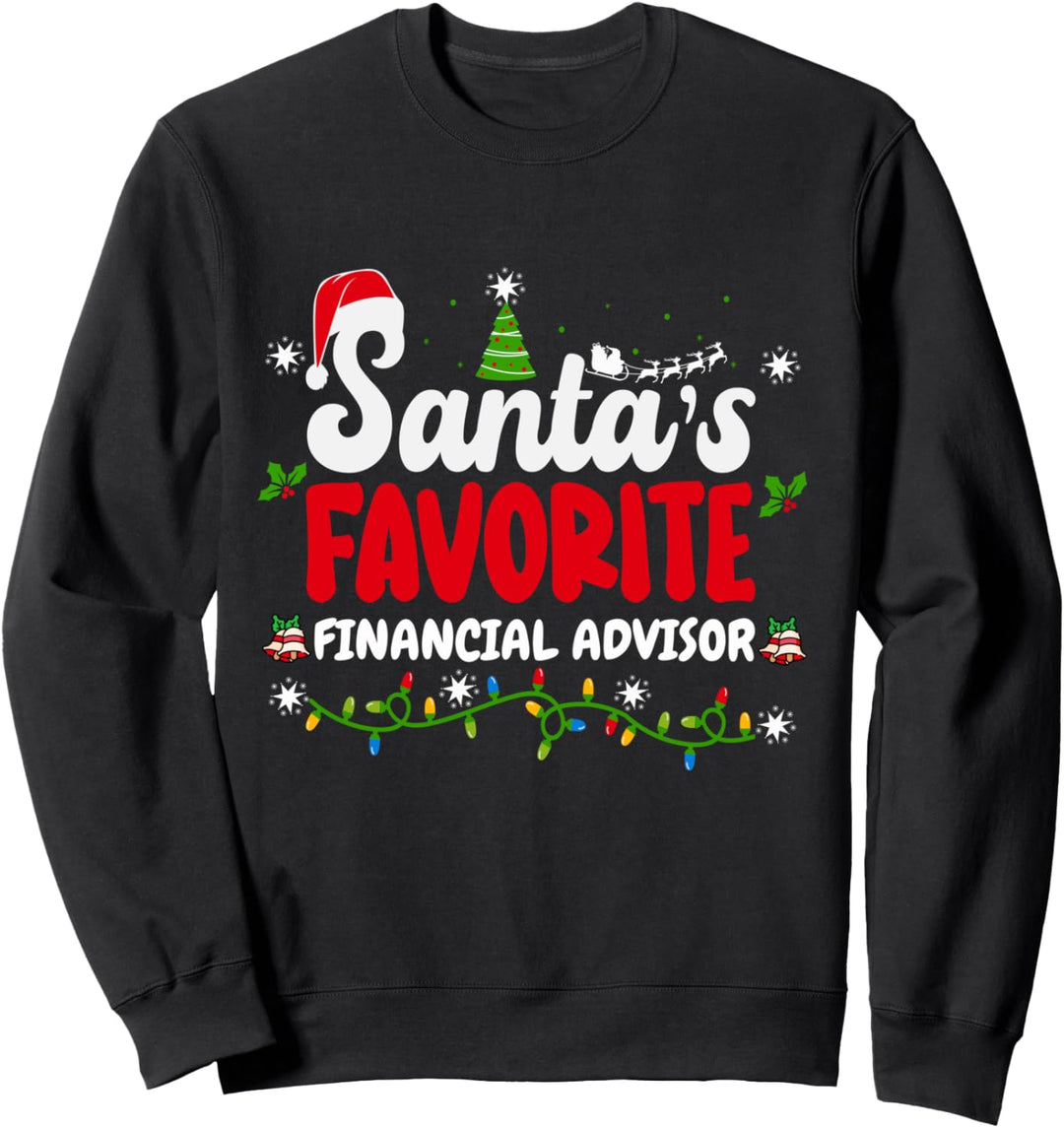 Weihnachtsfeiertag des Weihnachtsmanns Lieblingsfinanzberater Sweatshirt