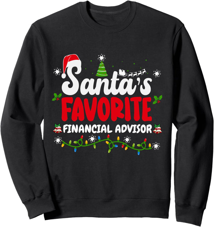Weihnachtsfeiertag des Weihnachtsmanns Lieblingsfinanzberater Sweatshirt