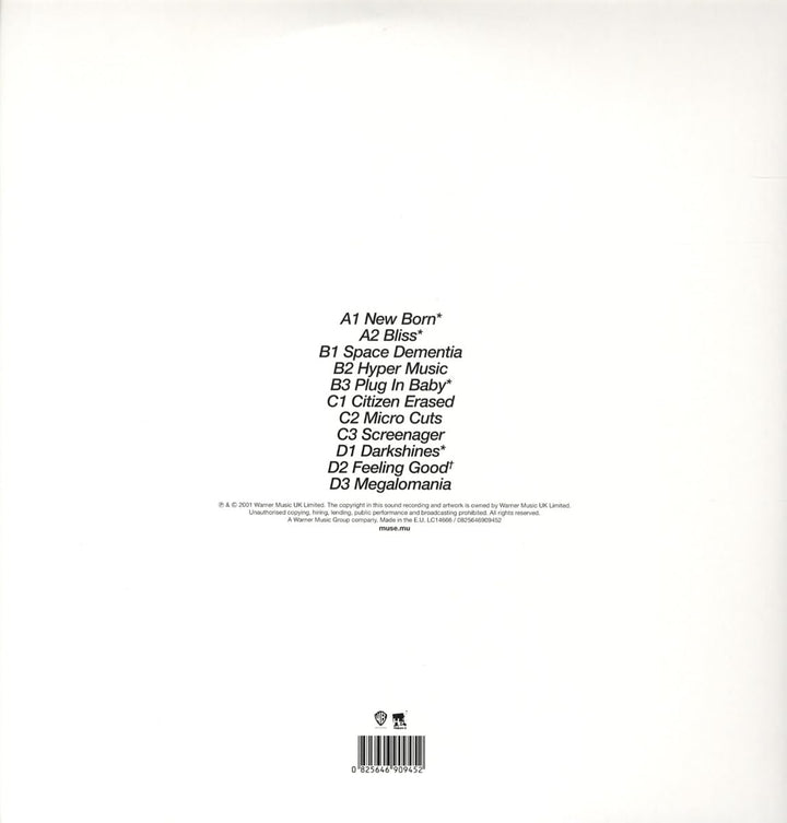 Origin of Symmetry, Vinyl