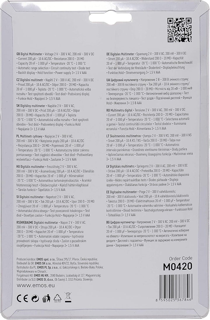 EM420B Digitalmultimeter