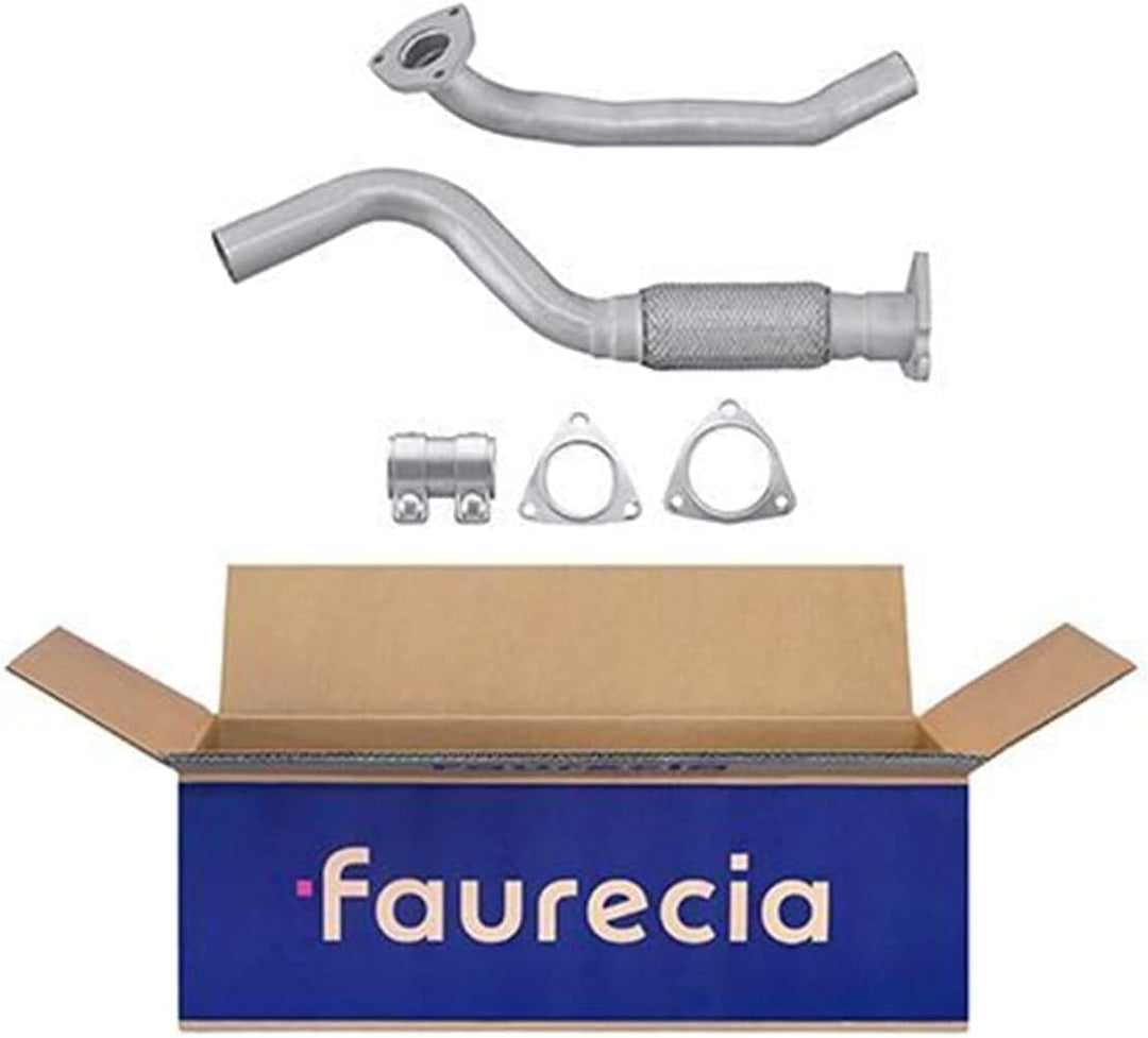 HELLA 8LA 366 005-131 Abgasrohr - Easy2Fit® Kit - vorne - zweiteilig - Set mit Anbauteilen