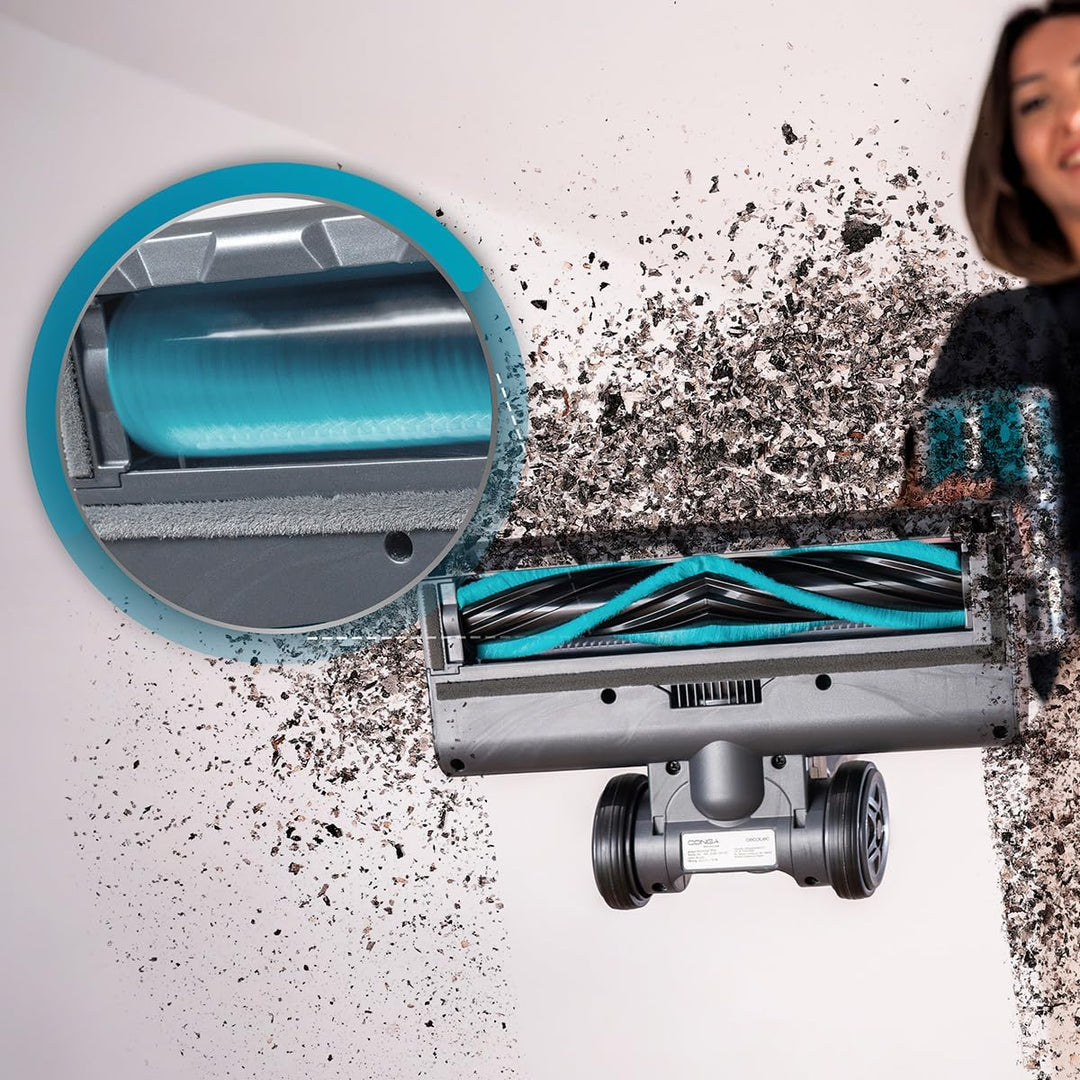 Cecotec Akku-Staubsauger Conga Rockstar P50 Neo. 20000 Pa, 265 W Brushless-Motor, bis zu 50 Min Lauf