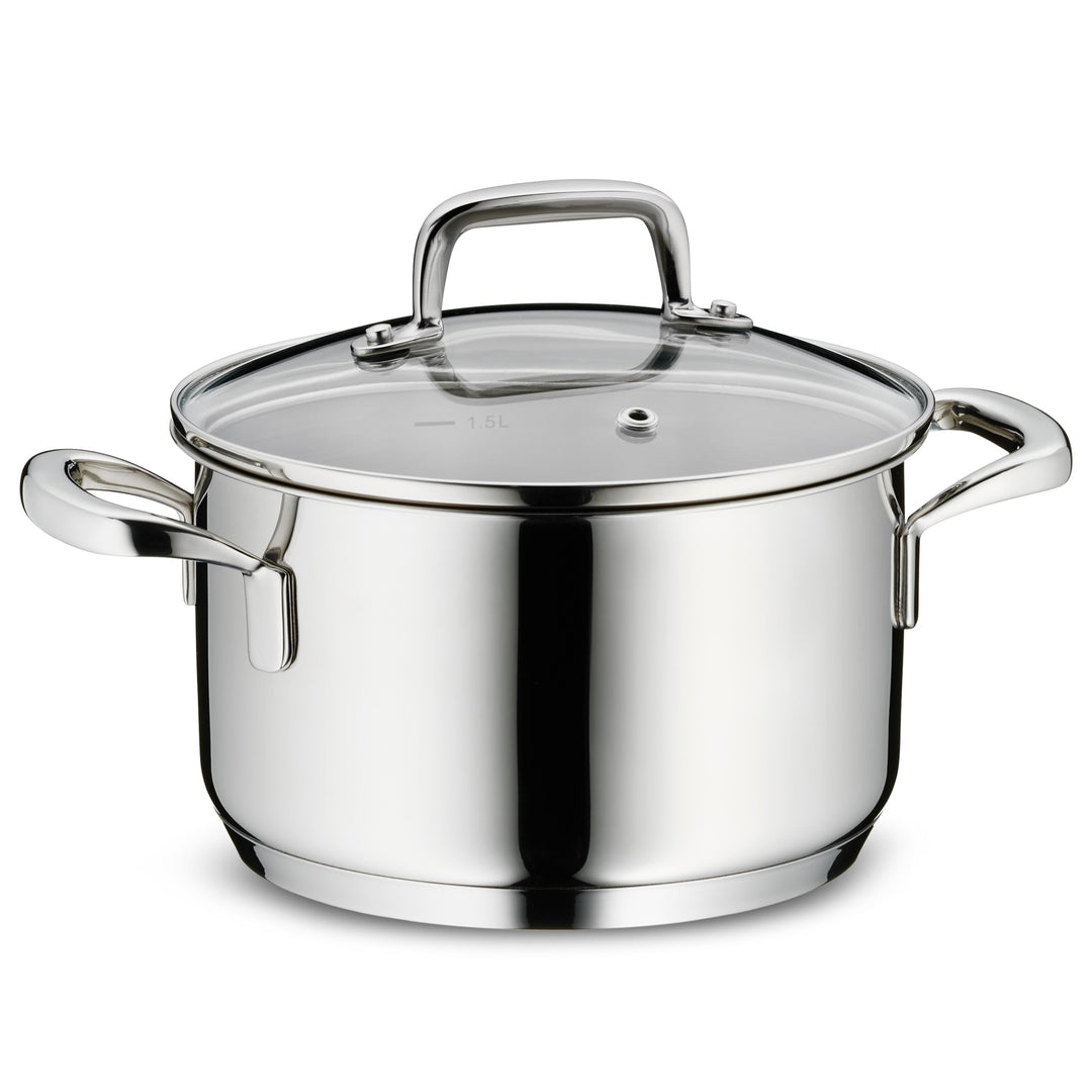 Kela 10174 Flavoria Fleischtopf, 18/8 Stainless Steel, 1.6 liters, Rostfrei 1,6 l, 1,6 l