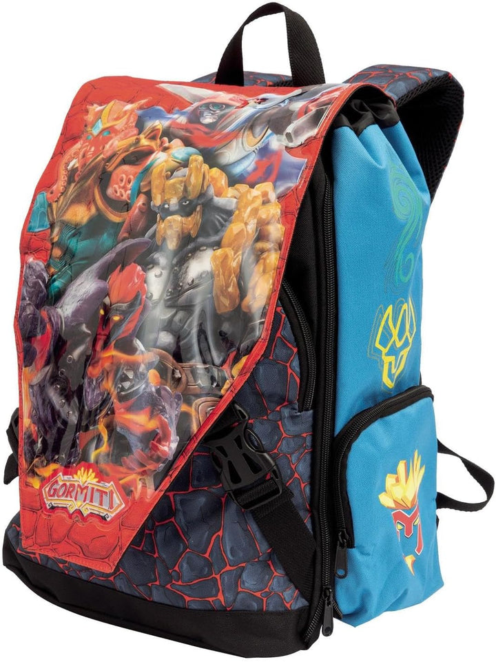 GIOCHI PREZIOSI Gormiti 2022 erweiterbarer Rucksack für alle, die die tägliche Abenteuer mit den Lie