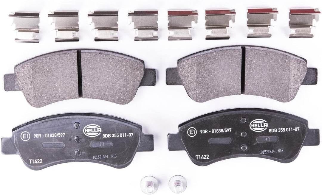 HELLA PAGID 8DB 355 011-071 Bremsbelagsatz - T1422 - Dicke/Stärke: 19mm - Bremssystem: Bosch - nicht