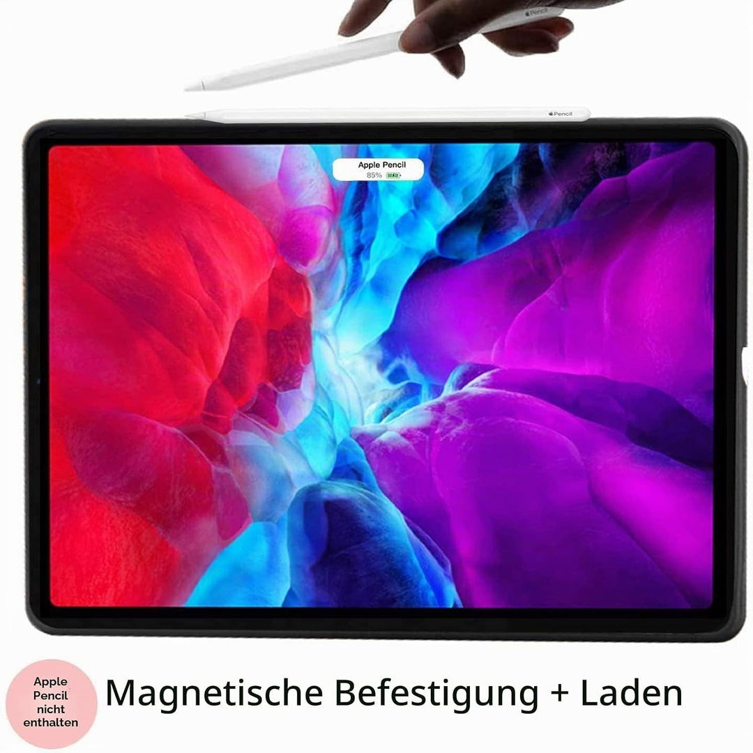 Gexmil Hülle für iPad Pro 11 Zoll 4./3./2./1. Generation 2022/2021/2020/2018 Echt Leder Hülle Anti-F