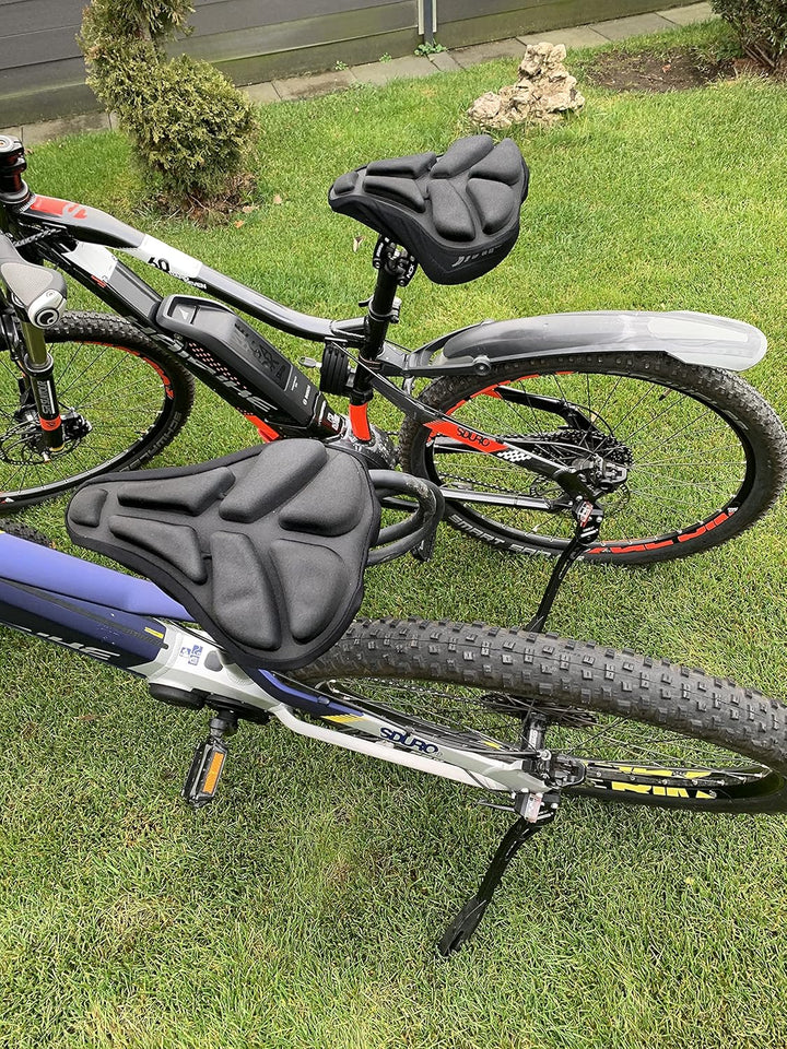 SoftAirSeat Bike - Fahrradfahren ohne Schmerzen - Sattelüberzug mit dynamischen Luftpolstern Breit M