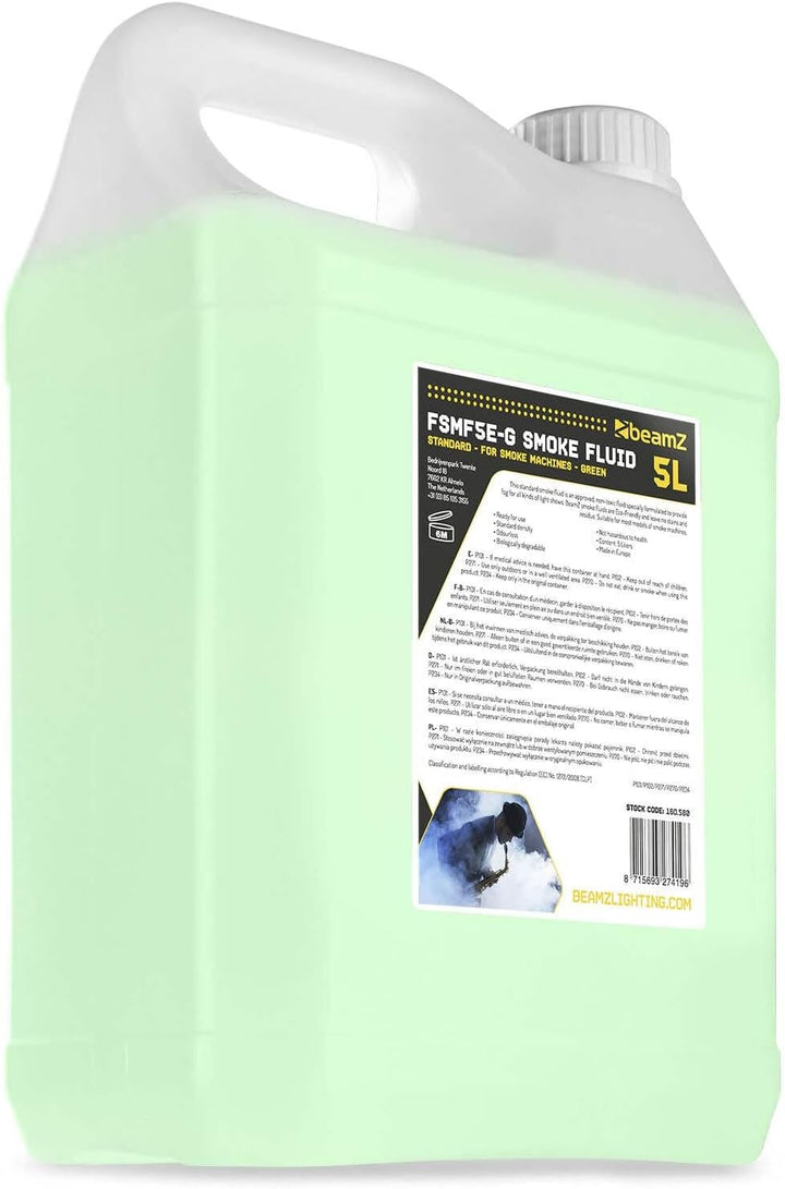 Fuzzix F509LW Nebelmaschine Mini mit LED Lichteffekt und 5 Liter Nebelfluid, 500 Watt mit Fernbedien