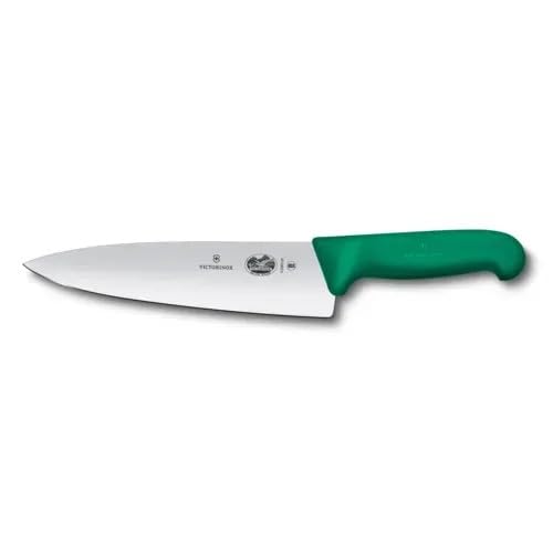 Victorinox Fibrox Kochmesser, Breites Universalmesser für Fleisch, Fisch, Gemüse und Kräuter, 20 cm,
