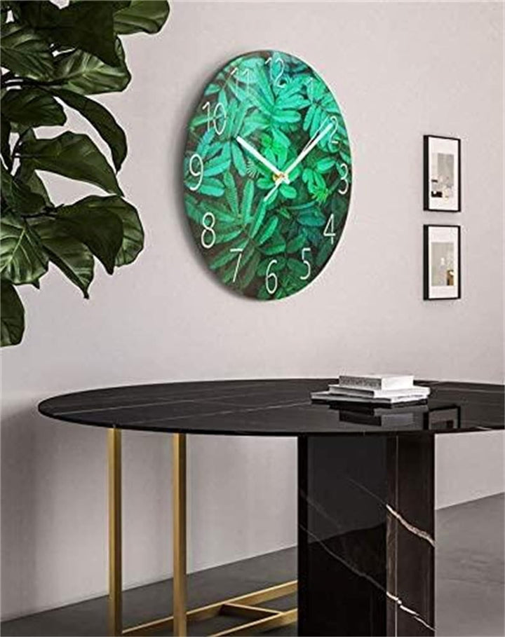 RAILONCH Leise Wanduhr modernes Design Wanduhr Lautlos für Wohnzimmer, Küche, Büro und Schlafzimmer