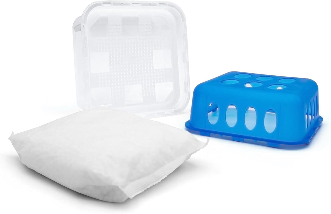 12x Ultra Fresh Luftentfeuchter Granulat Box mit 24x 400g Nachfüllbeutel - Raumentfeuchter mit Auffa