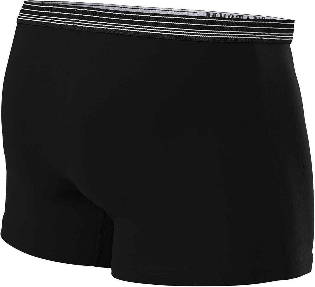 MUSTANG Men's Retro Shorts 3 Pack, Boxer Shorts, Pants, True Denim, S-XL M Schwarz, M Schwarz