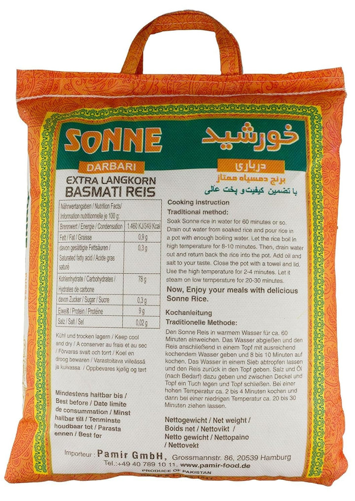 Khorshid Sonne Darbari Reis 10 KG