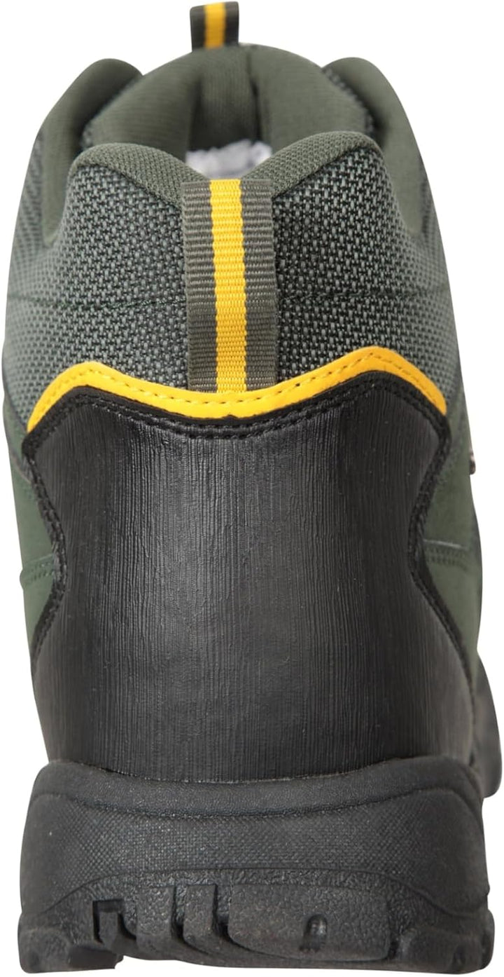 Mountain Warehouse Adventurer Mens Waterproof Boots - IsoDry Schuhe mit Synthetik-Obermaterial, Mesh