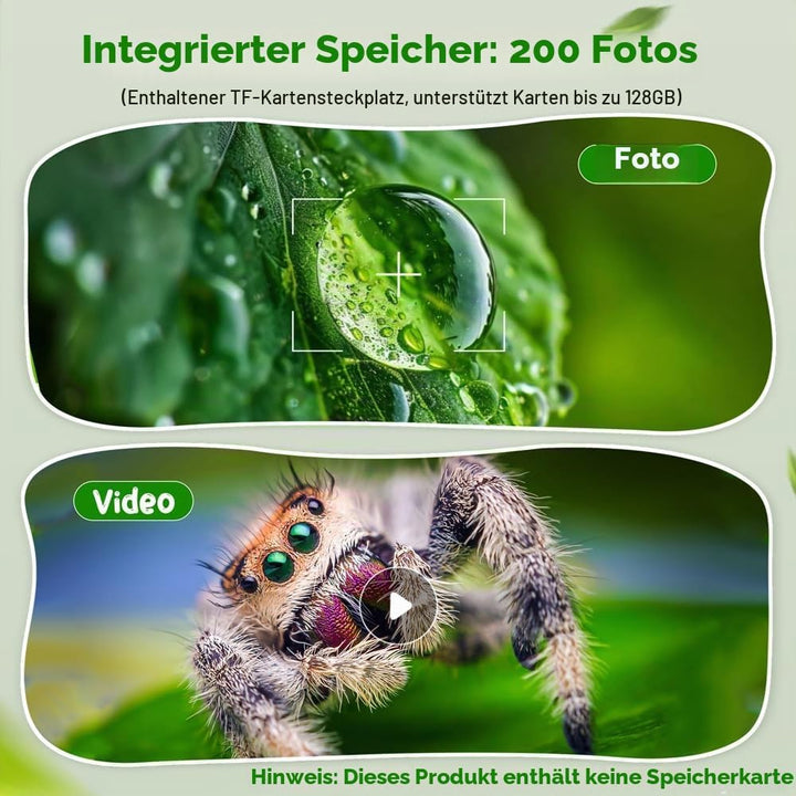 2-in-1 Digitales Mikroskop für Kinder und Teleskop (Green), Green
