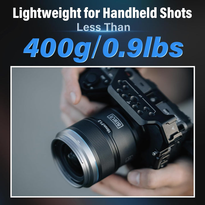 SIRUI Sniper 16mm Autofokus Objektiv, F1.2 Weitwinkel APS-C Kameraobjektiv, E Mount Objektiv für A64
