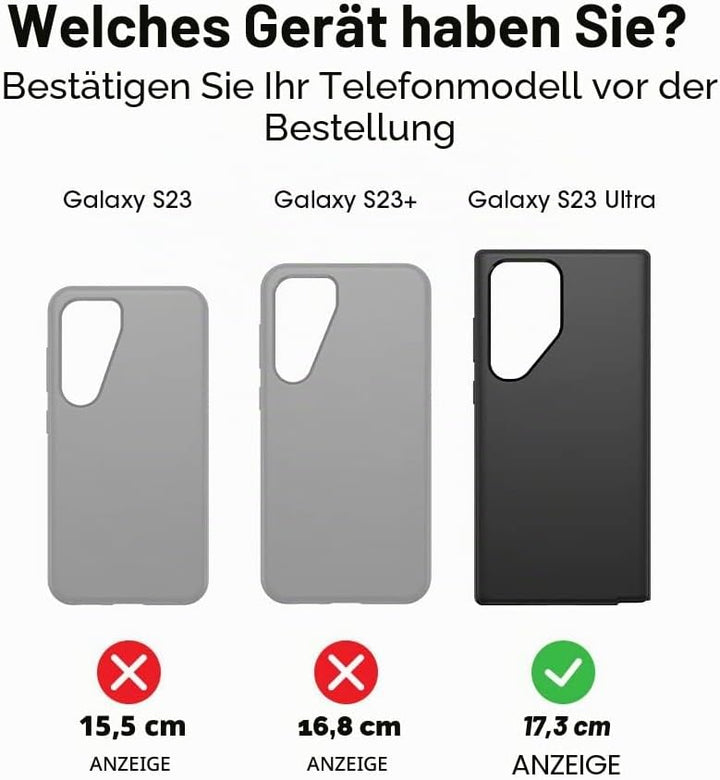 OtterBox Commuter Series Schutzhülle für Galaxy S23 Ultra, Schwarz Commuter Serie Schwarz, Commuter