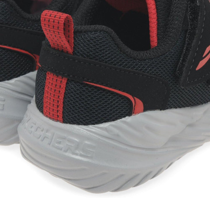 Skechers Jungen Nitro Sprint Sneaker 24 EU Schwarz, 24 EU Schwarz