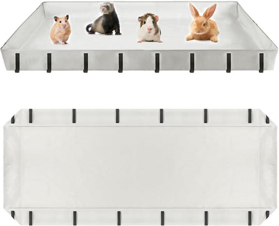 FHTONGE Meerschweinchen Käfig Einlage, Wasserdicht Käfig Unterlage Meerschweinchen Matte für Käfig B