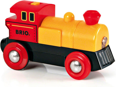 BRIO World 33594 - Gelbe Batterielok 9 x 3.7 x 5cm, 9 x 3.7 x 5cm