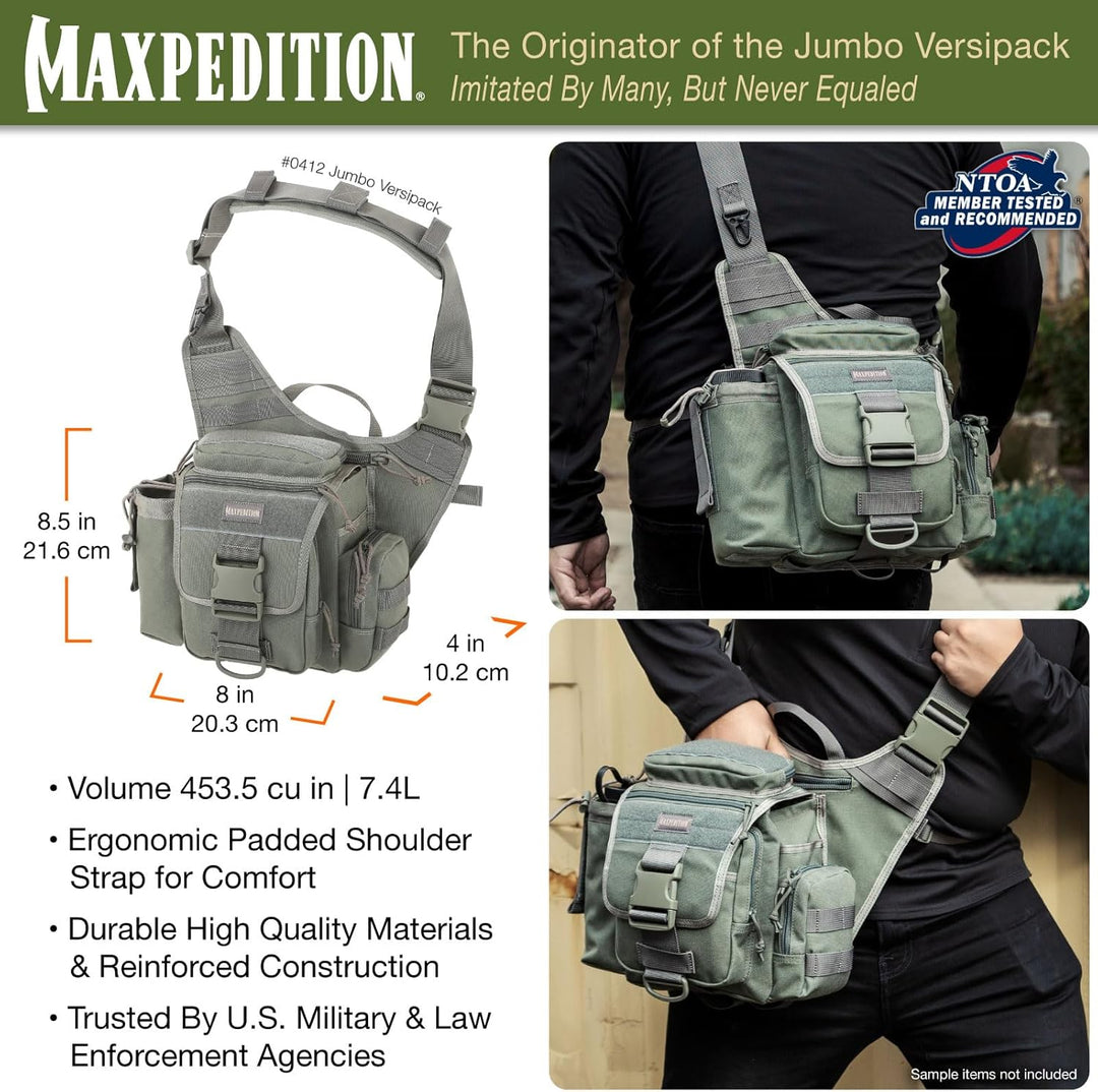 Maxpedition Versipack Jumbo Foliage Green, Foliage Green