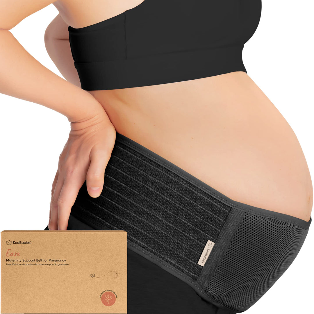 KeaBabies Bauchgurt Schwangerschaft - Weicher und atmungsaktiver schwangerschaftsgürtel - Bauchband