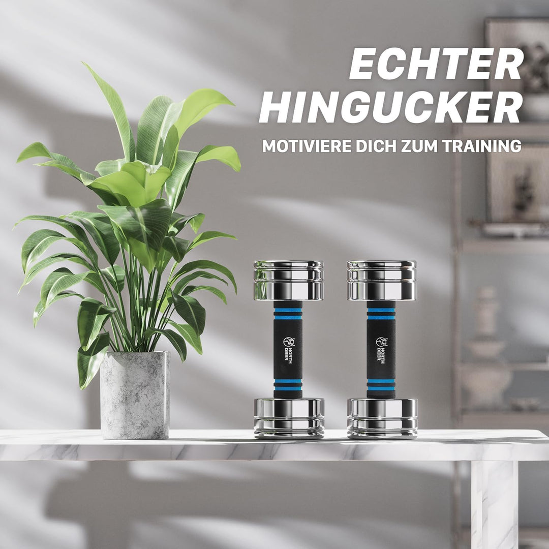 Northdeer STAHL Kurzhanteln - Ultrakompakte Einstellbare Hanteln 2,5kg 5kg 7,5kg 10kg 15kg 25kg mit