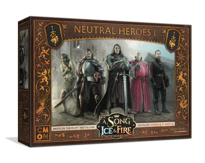 Cool Mini or Not - A Song of Ice and Fire: Neutral Heroes Box 1 - Miniature Game Neutral Neutral Her