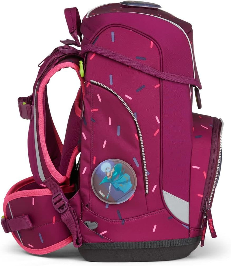 ergobag cubo Set - ergonomischer Schulrucksack, Set 5-teilig Einheitsgrösse Der NussknackBär -
