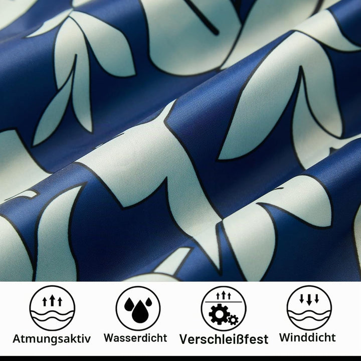 Regenponcho Damen/Herren Outdoor Jacket – Wasserdicht, Leicht &amp; Packbar für Wandern, Camping Mit Kap