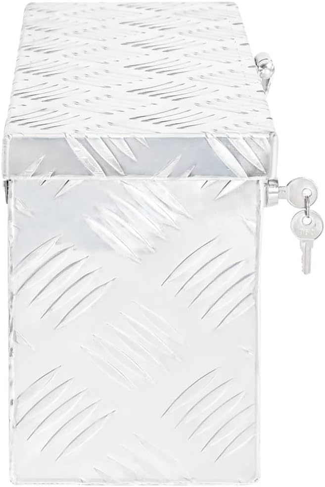 vidaXL Aufbewahrungsbox Aluminiumkoffer Aluminiumbox Lagerbox Lagerkiste Transportkoffer Transportki