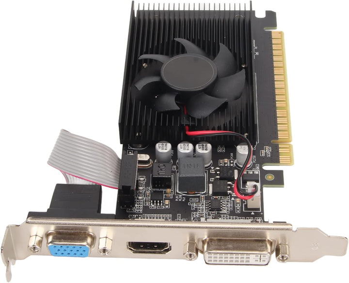 Bewinner GT610 Grafikkarte, 2 GB, DDR3, 64 Bit, HDMI DVI VGA Desktop Grafikkarte, PCI Express X16 Co