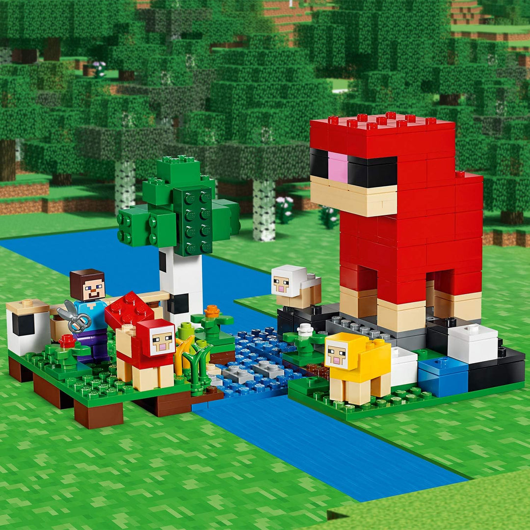 LEGO Minecraft The Wool Farm 21153 Building Kit, New 2019 (260 Pieces)