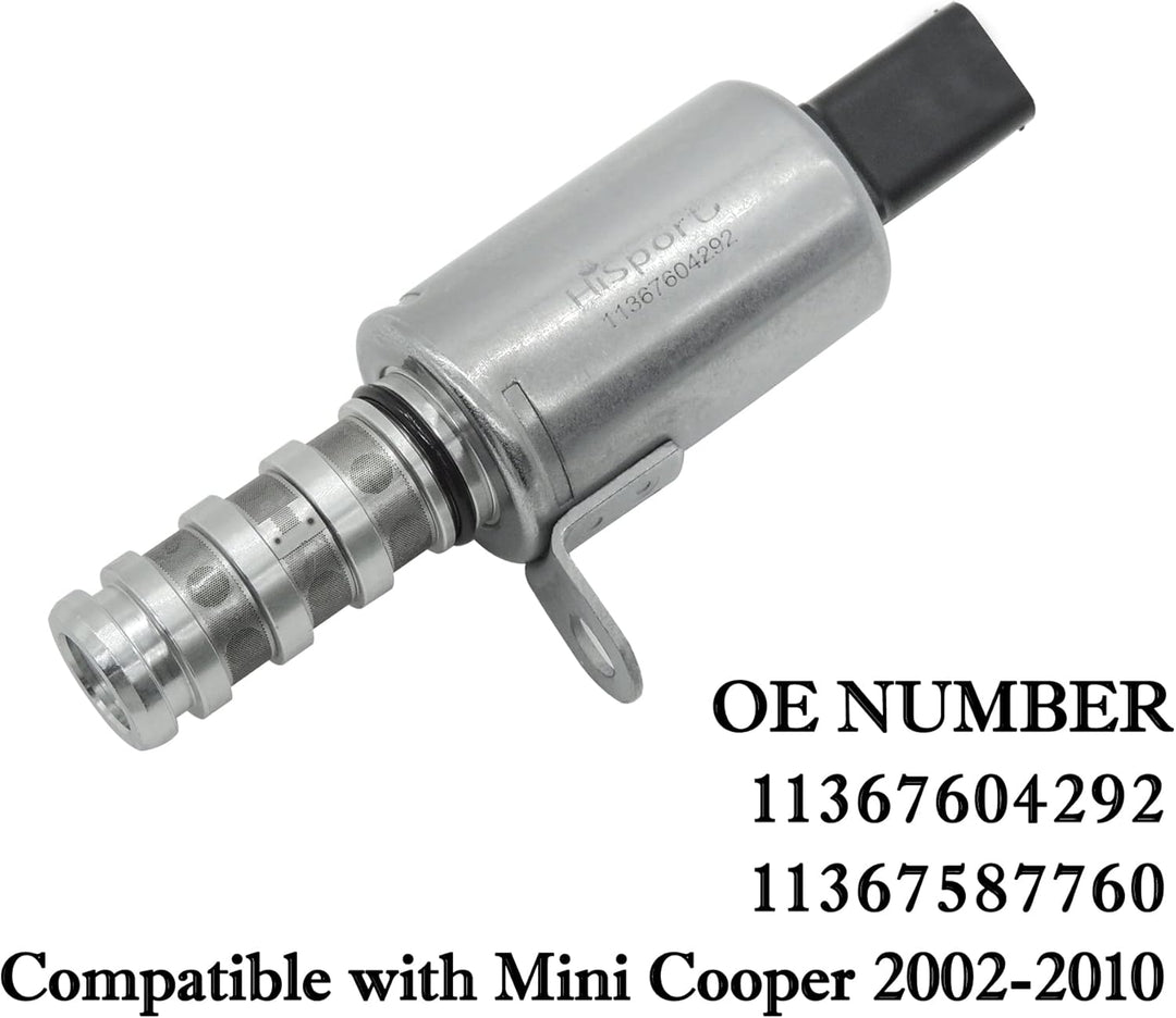 HISports Motor Nockenwellensteuerung Ölregelventil Solenoid VVT Kompatibel mit Mini Cooper 2002-2010
