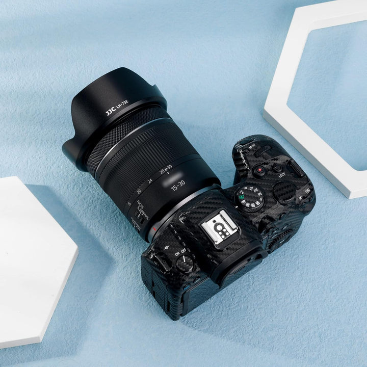 JJC EW-73E Bajonett Kamera Gegenlichtblende für Canon RF 15–30 mm F4.5–6.3 is STM Objektiv, Umkehrba