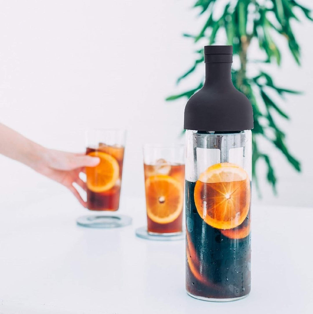 Hario "Filter in Coffee Bottle" Kaffeebereiter für Coldbrew / kaltgebrühten Kaffee (dunkelbraun), 65