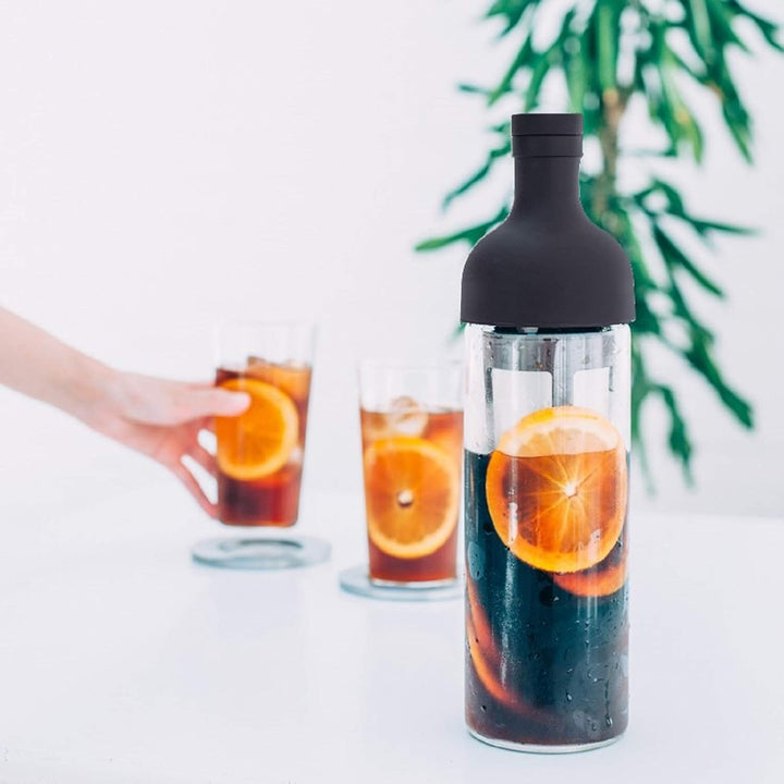 Hario "Filter in Coffee Bottle" Kaffeebereiter für Coldbrew / kaltgebrühten Kaffee (dunkelbraun), 65