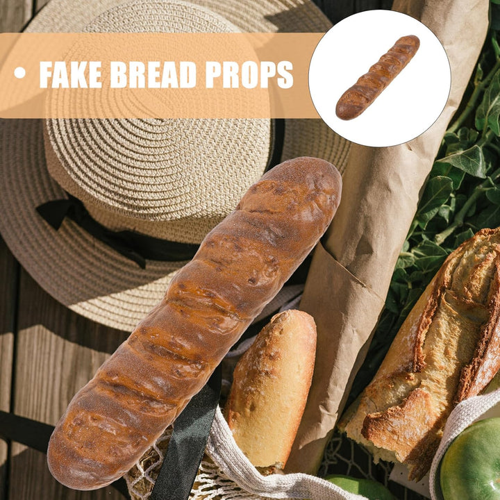 VOSAREA 1 Stück Künstliches Brot, Künstliche Lebensmittel Dekoration, Brot Modell Bäckerei Realistis