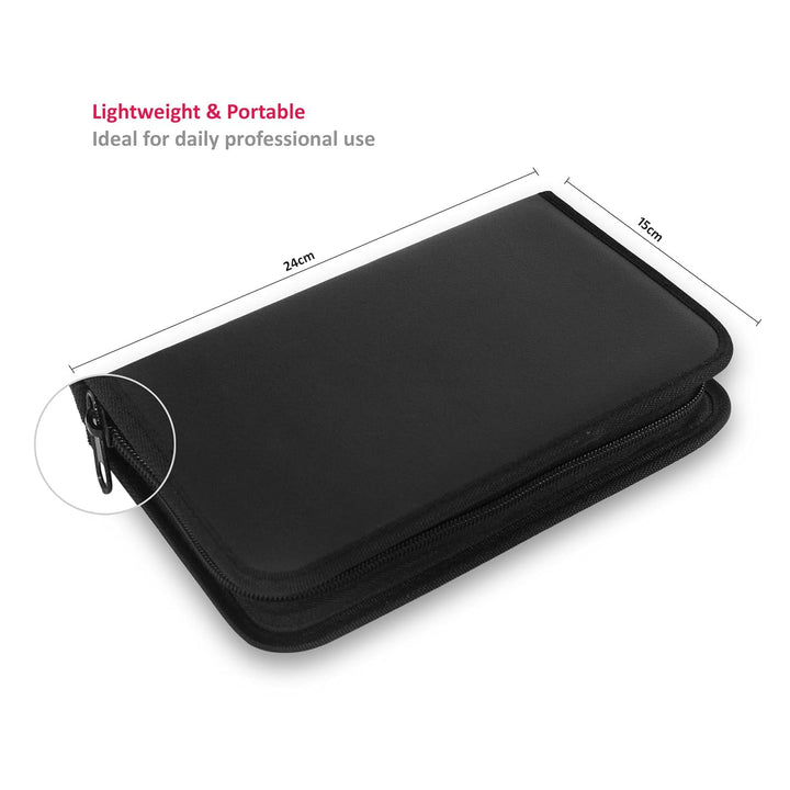 Fusspflege Etui - Podologie Aufbewahrungs Tasche Leer-Maniküre&Pediküre Kosmetik Instrumente Tasche