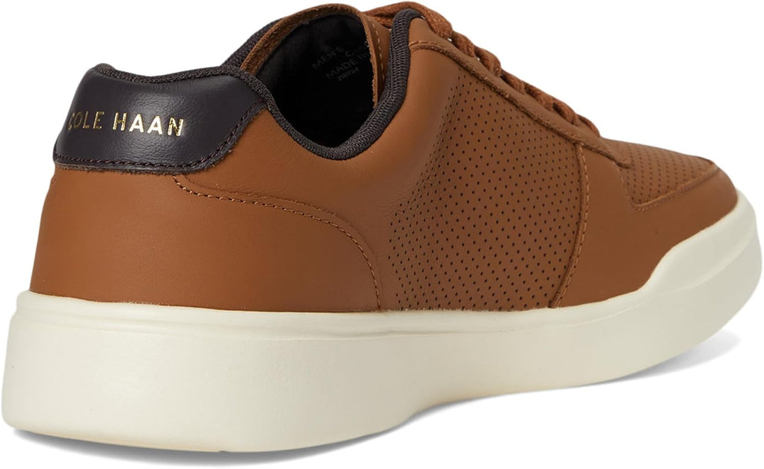 Cole Haan Grand Crosscourt Modern Perf Sneaker Herren Sneaker 38.5 EU Weit British Tan Leather, 38.5