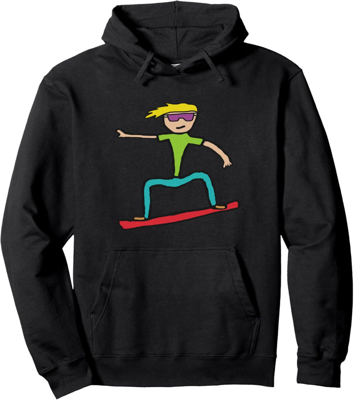 Snowboarden Pullover Hoodie