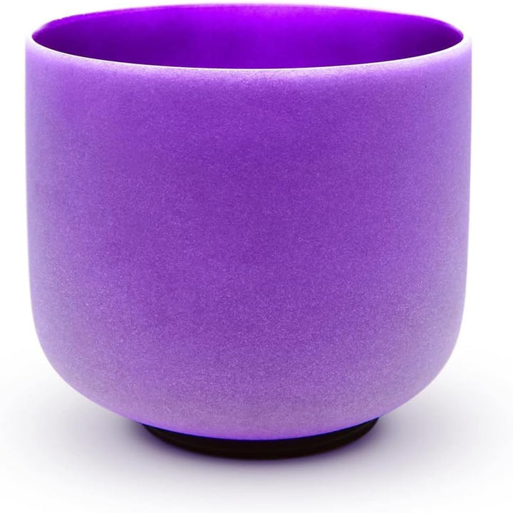 Hye-eun Lila Kristall Klangschale 8 Zoll (20.3cm) B Note Crown Chakra Sound Healing Mit Tragetasche