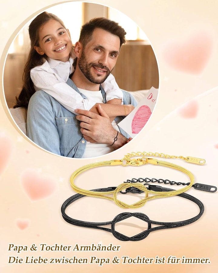 CheersLife Mann Armband Geschenke für Männer lederarmband Herren Geschenk Ehemann Weihnachten Gesche